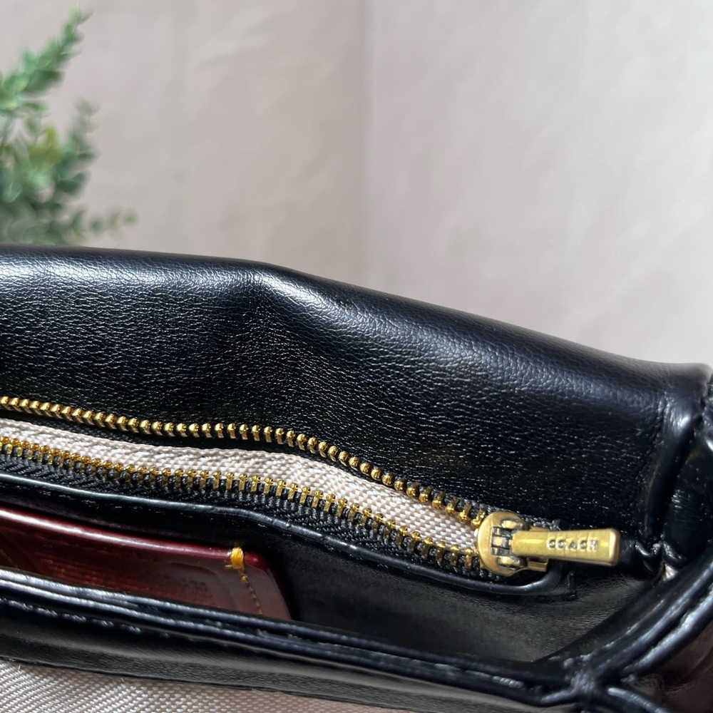 Coach Times Square Tabby Quilted Black Nappa Leather Shoulder Bag - Picture 10 of 17